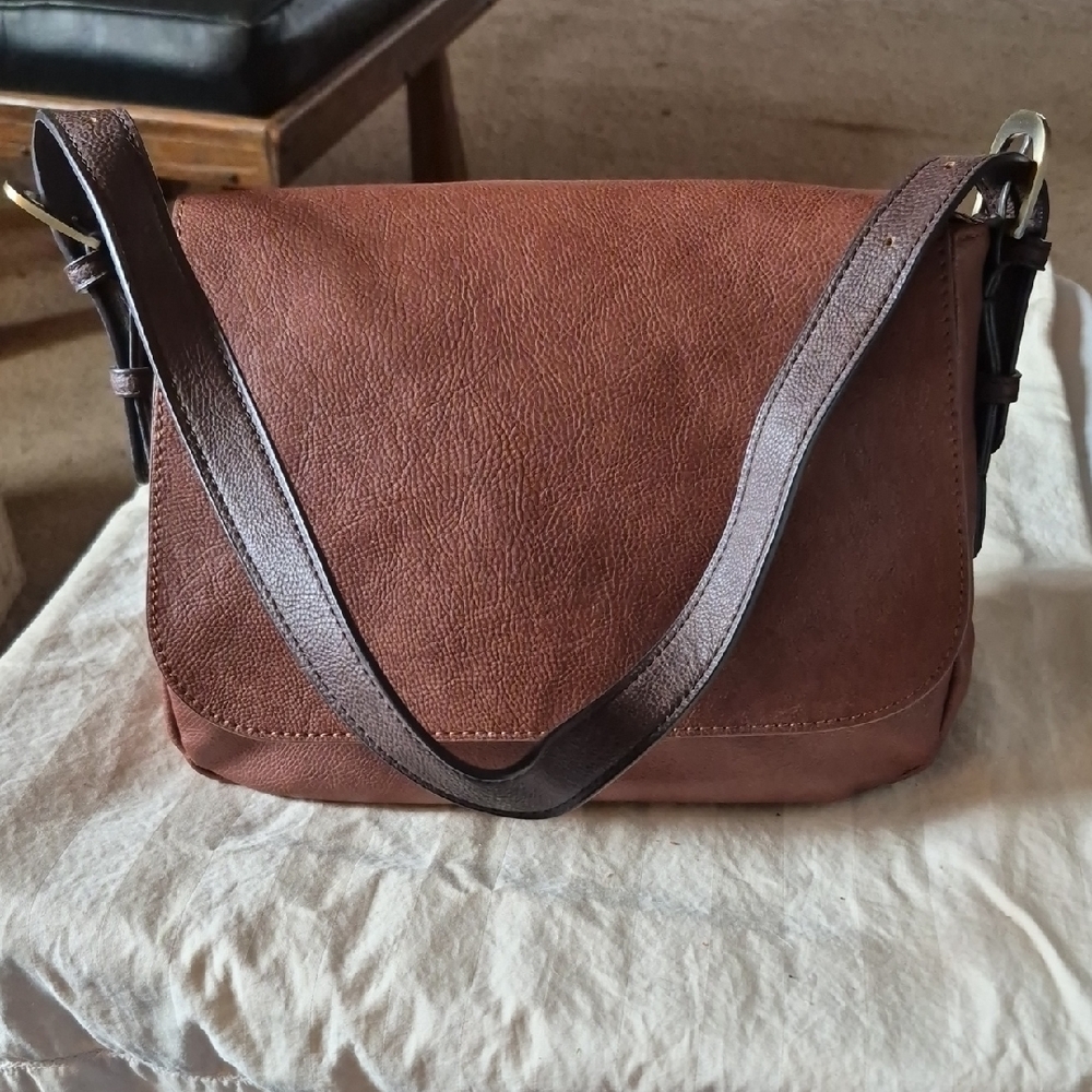 Classic Brown Crossbody Bag - Women